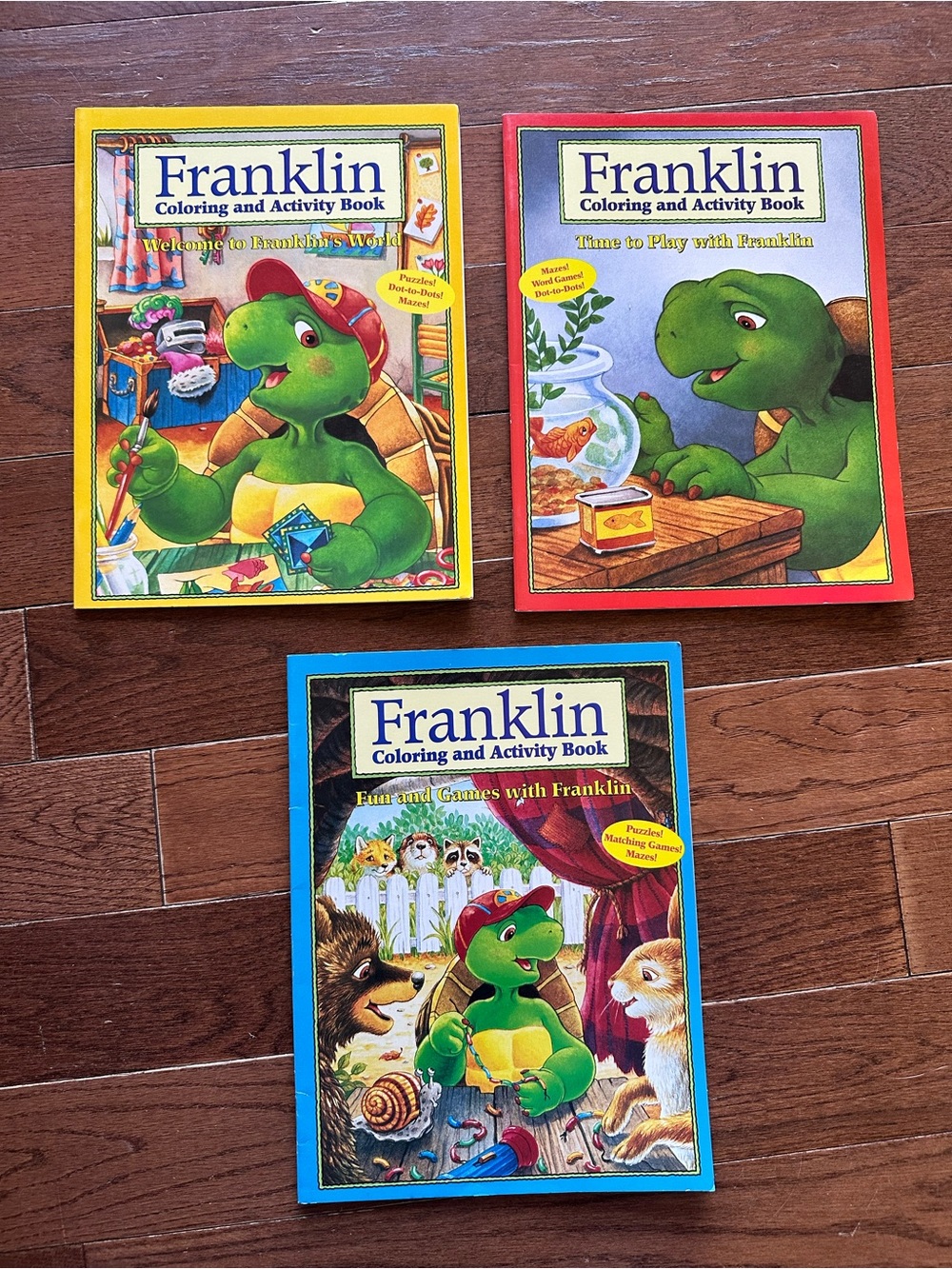 Franklin Coloring and Activity Book - (Set of 3)